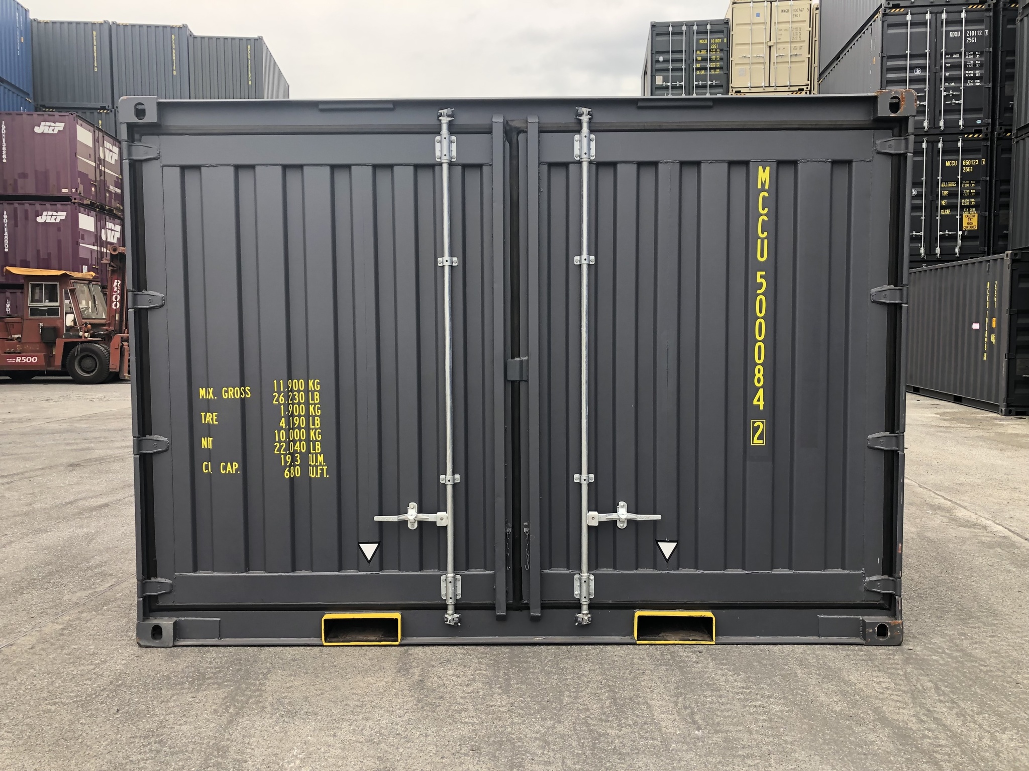 12フィート 新造品 側面一方開きの外観